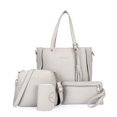thumbnail image 2 of OUSITAID Women Solid Color Handbag + Crossbody Shoulder Bag + Hand Purse + Card Holder for Daily Use New, 2 of 2