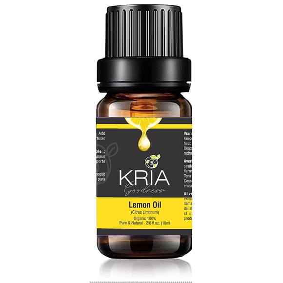 KRIAA Goodness Lemon Essential Oil 10ml with Dropper