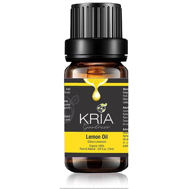 KRIAA Goodness Lemon Essential Oil 10ml with Dropper