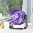 thumbnail image 3 of Chmadoxn Fan, Ceiling Fan, Desk Fan, Portable Fan Multi Functional High Wind Household Fan With Air Circulation Desktop Small Light Sound Desktop Lighting Fan air circulation fan, 3 of 5