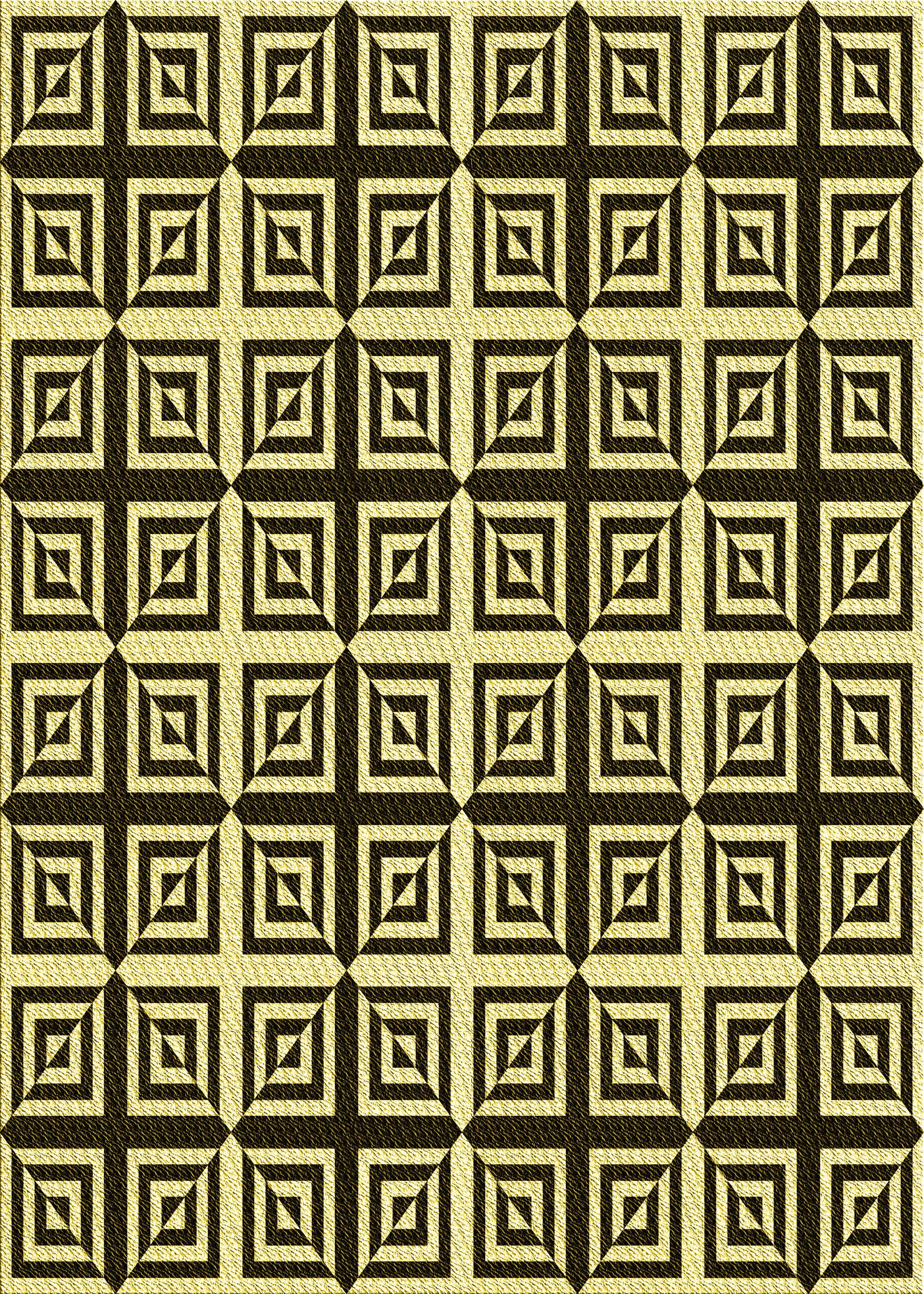 Ahgly Company Machine Washable Indoor Rectangle Transitional Black Brown Area Rugs, 8' x 10'