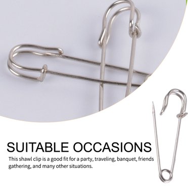 Simple Design Party Banquet 37mm Sweater Safety Sweater Cardigan Pin Women Shawl Scarf Baby Diaper Fixture Clip Hat Skirt Infant Nappy Clips