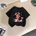 thumbnail image 4 of Zecgelong T-Shirt d'Été à Col Rond pour Filles, Imprimé de Dessins Animés, Décontracté, Ample, à Manches Courtes, T-Shirt Graphique pour Filles, Taille 6-8 Ans, 4 of 4