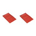 thumbnail image 2 of Youkk Polyester Chenille Bath Mat - Strong Water Absorption Exquisite Crafted Soft Texture No Shedding Orange Red 40cm*60cm 2Set, 2 of 6