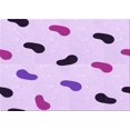 thumbnail image 1 of Ahgly Tapis Rectangulaire Lavable en Machine Intérieur Transitionnel Violet, 5 Pieds x 7 Pieds, 1 of 7