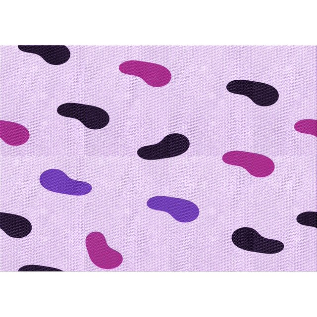 Ahgly Tapis Rectangulaire Lavable en Machine Intérieur Transitionnel Violet, 5 Pieds x 7 Pieds