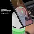 thumbnail image 4 of Speaker Wireless Charger, RGB Multifunctional Fast  Speaker Magnetic Wireless Charger Clear Sound Effect Safe 75%  for Phone, 4 of 7