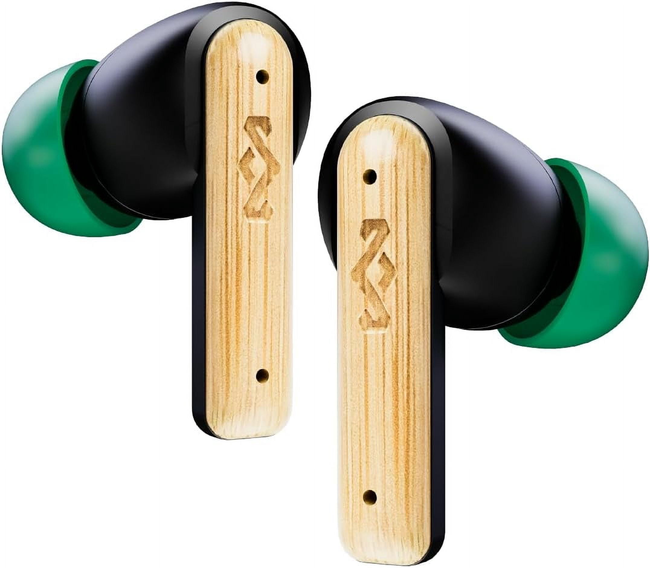 Refurbished House of Marley EM-JE123-SB Little Bird In-Ear Sound Isolating True Wireless Earbuds - Black