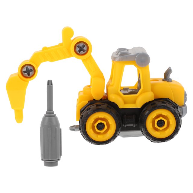 KAKOWELY Modèle de Véhicule 1 Pce Jouet de Voiture DIY Dessin Animé Jouet Éducatif Créatif Amusant pour Enfants 5.91"X2.28"X2.87 Pouces