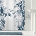 thumbnail image 5 of Mainstays Sun Print Medium Weight PEVA Shower Curtain, 70 Inches by 72 Inches, Blue, 5 of 5