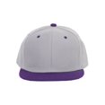 thumbnail image 2 of CTH Vintage Snapback Cap Hat 2 Tone, Gray Purple, 2 of 2