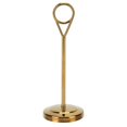 thumbnail image 1 of Zyyini Picture Holder,Table Number Holder,Table Number Holder Stainless Steel Durable Fade Resistant Lightweight Picture Clip for Hotel Restaurant, 1 of 8