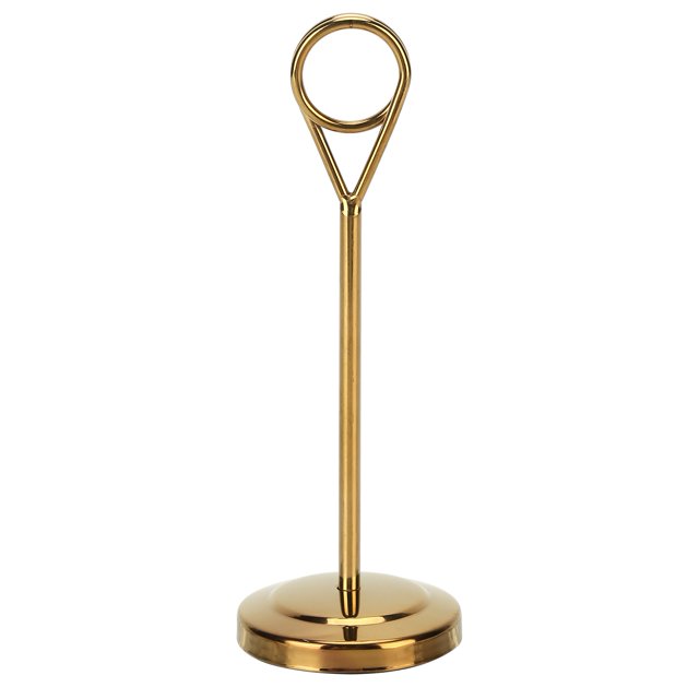 Zyyini Picture Holder,Table Number Holder,Table Number Holder Stainless Steel Durable Fade Resistant Lightweight Picture Clip for Hotel Restaurant