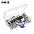 thumbnail image 1 of HLONK Eyelet Tool Set Grommet Kit +100 eyelets For DIY Parts Sheath Huning AU F6A4, 1 of 9