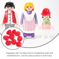 thumbnail image 4 of MOVTOTOP 10Pcs Mini Helmets Creative Mini Helmet Red Color for Imaginative Play Entertainment Decorative Use by Children, 4 of 8