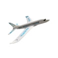 thumbnail image 1 of KLKCMS Foam Airplane Throwing Toy Foam Aircraft Fun for Party Backyard Kids Blue, 1 of 9
