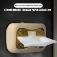 thumbnail image 4 of Suction Cup Tissue Storage Rack Paper Towel Container Wall Mounted Silicone Tissue Dispenser Fashionable Tissue Box Fashionable Tissue Box, 4 of 9