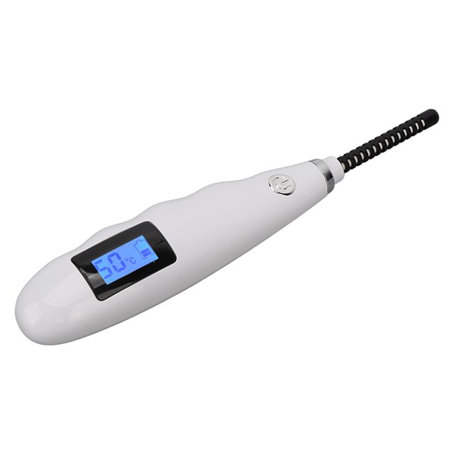 Heated Lash Curler, Wide Comb Teeth Curved Head Electric Eyelash Curler For Makeup