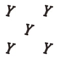 thumbnail image 1 of Transemion Durable And Rustproof Metal House Number Plaque For Stylish Door Decoration B17--Y 5Set, 1 of 6