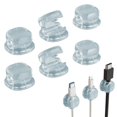 thumbnail image 2 of Self Adhesive Cable Holder Pack Of 6 Desk Cable Organiser Management Cable Organiser Cable Holder Desk Charging Cable Organiser For Bedside Table (6 Pieces), 2 of 9