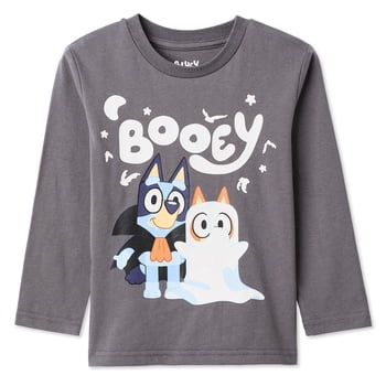 T-shirt d’Halloween à manches longues Bluey pour petits garçons