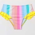 thumbnail image 5 of Kid Girls Swimsuits 2 Piece Tankini Set Swimsuit Hawaiian Ruffle Kids Bathing Suits Girls 6-7 Years, 5 of 5