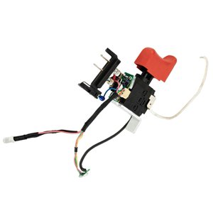Commutateur d'outils électriques 343412370 Pièce de rechange compatible pour PowerMaxx BS 10.8V BS 12V Équipement d'atelier de construction en plastique métallique pour le conducteur de forage sans fil