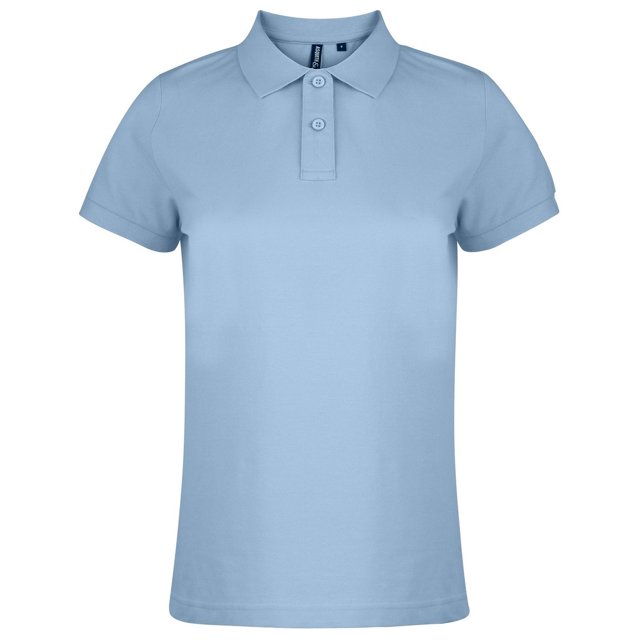 Asquith & Fox Womens Plain Short Sleeve Polo Shirt