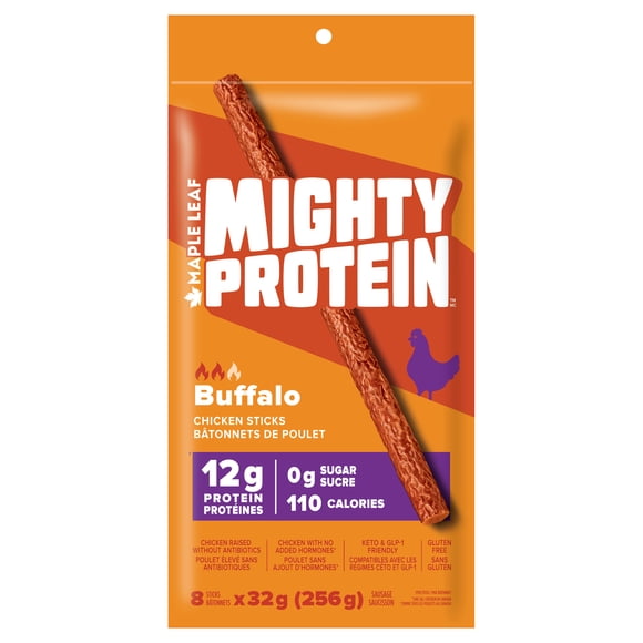Maple Leaf Mighty Protein Buffalo Chicken Stick