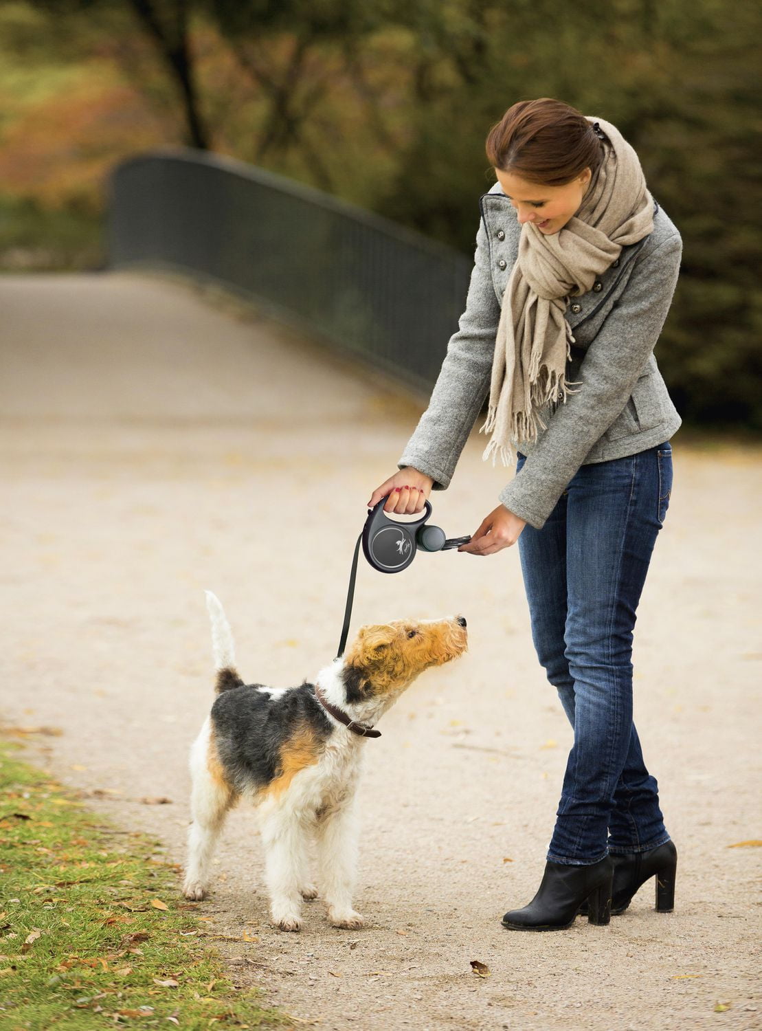 Flexi FUN Grande Laisse pour Chien à Ruban Rétractable 5m