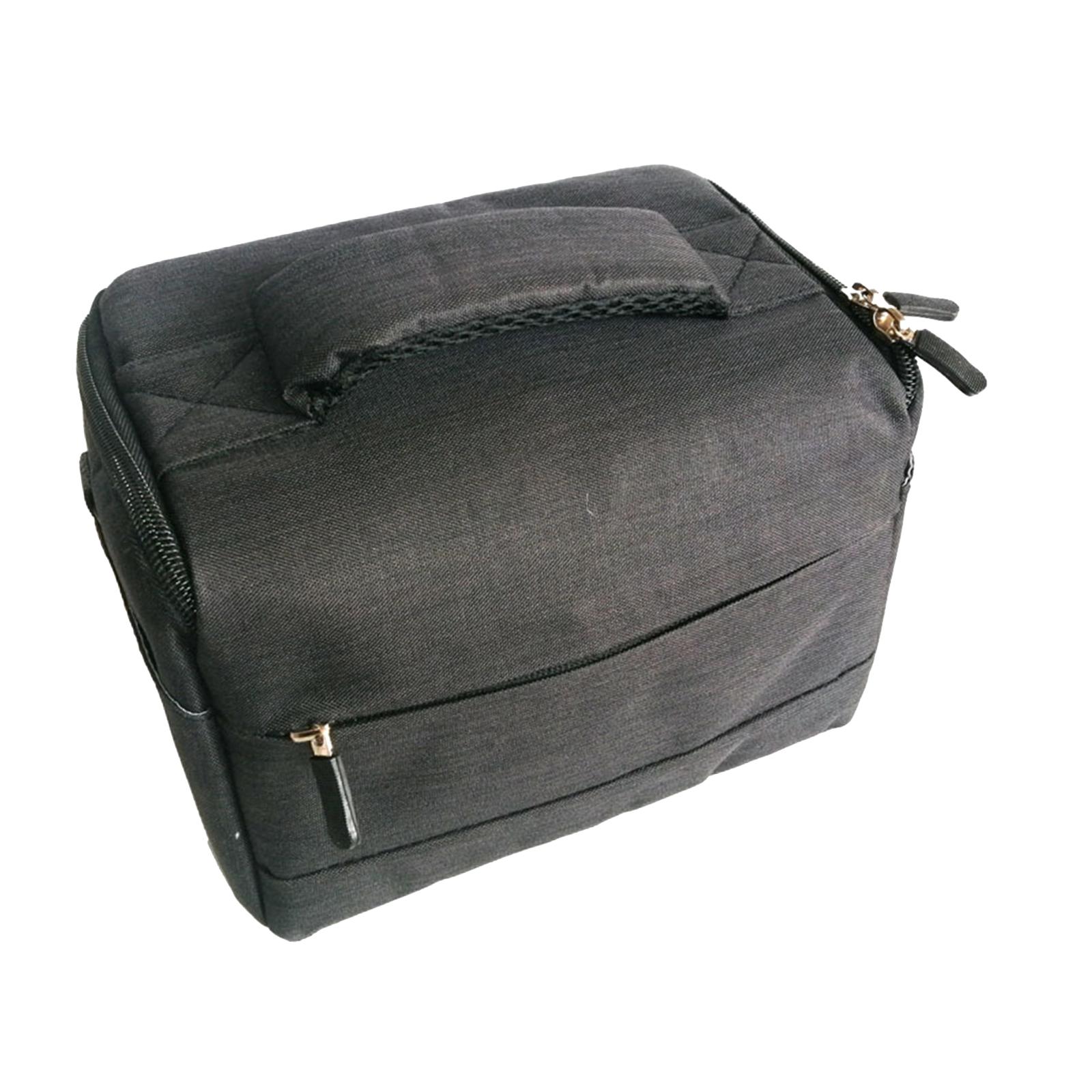 Camera Case Bag Nylon Professional Storage Hiking Camping Photographer Carrying Black