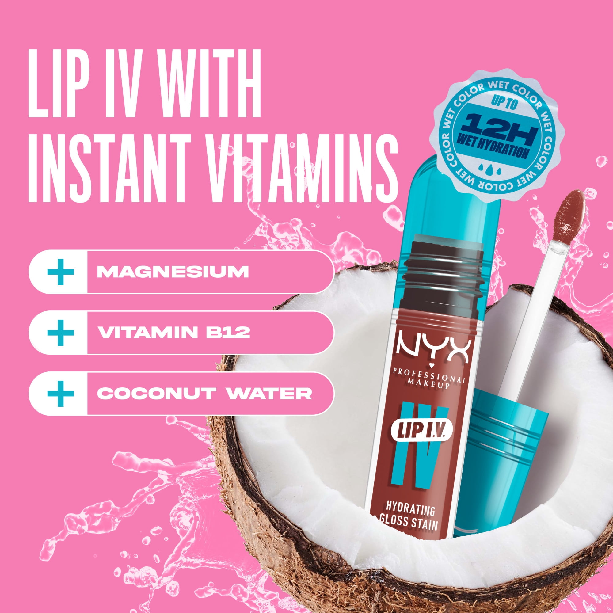 NYX Professional Makeup Sérum brillant à lèvres hydratant Lip IV