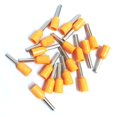 thumbnail image 1 of 1000pcs VE1008 Tubular Wire Cold Pressure Connector Electrical Terminals Cable Crimps Wire Ferrules For 0.5mm2, 22 AWG Wire VE1008 - (Color: VE1008, Pins: Orange), 1 of 1