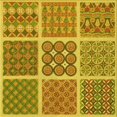 thumbnail image 1 of Ahgly Tapis de Zone Carré Transitionnel Lavable en Machine, Bisque Brun Foncé, 8 Pieds Carré, 1 of 7