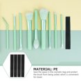 thumbnail image 4 of 50pcs Makeup Brush Mesh Cover Cosmetic Brush Protector Net Sleeve Guards (Black), 4 of 7