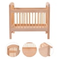 thumbnail image 4 of Mini Lit Maison Miniature Mini Lit Accessoires Mini Maison pour Enfants Jouet Mini Maison 1:12, 4 of 9