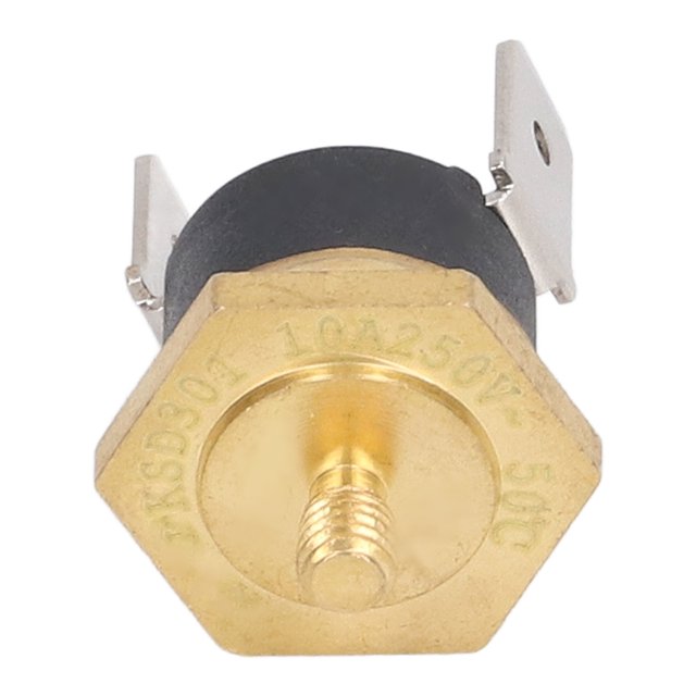 Temperature Switch, 5PCS Thermostat Controller Bimetal 250V M4 Thread Safe To Use For Warmer For Water Heater