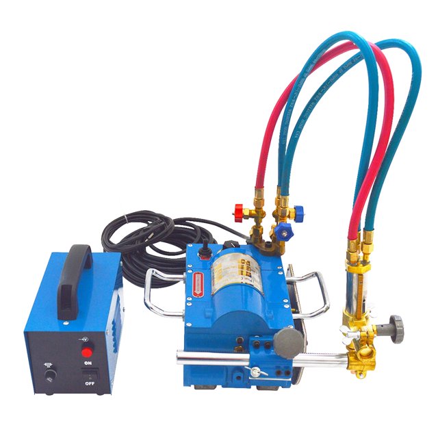 Electromagnetic Gas Pipe Cutting Machine Torch Burner Beveler Pipe Beveling Machine 110V
