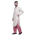 thumbnail image 3 of Atasi Printed Rayon Pathani Kurta With Solid Salwar For Mens Party Wear, 3 of 5