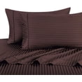 thumbnail image 2 of 700 Thread Count 3 Piece ( 1-Fitted Sheet + 2 - Pillow Cases ) Fitted Sheet 15 Inch Deep Pocket 100% Egyptian Cotton Stripe Pattern, 2 of 4