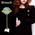 thumbnail image 2 of Broches Créatives Astronaute de la Terre à la Mode, 2 of 9