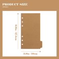 thumbnail image 2 of HAOAN20 Pcs Index Page Category Lined Dividers for Lever Arch Files Cabinet, 2 of 8