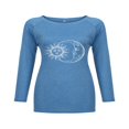 thumbnail image 2 of T-shirt à Manches Courtes pour Femmes, Grande Taille, Décontracté, Col en V, Tunique Ample, 2 of 2
