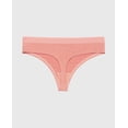 thumbnail image 5 of Thong Panty With Vanishing Trim in Old Rose, 5 of 5