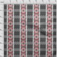 thumbnail image 4 of oneOone Viscose Jersey Red Fabric Asian Ikat Craft Projects Decor Fabric Printed by The Yard 60 Inch Wide, 4 of 4