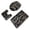 Black, variant on SDNall Soft Absorbent Bathroom Rugs Set of 3, Non-Slip Backing, Washable Floor Mats for Bathroom with Quick-Dry Comfort