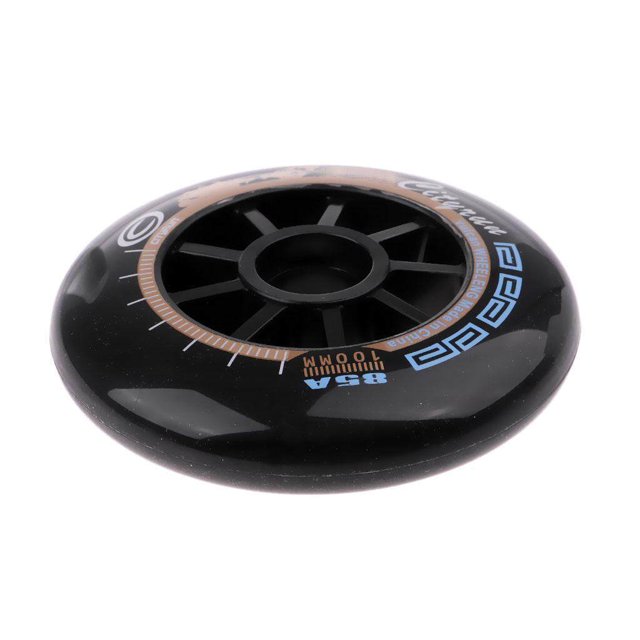 thinsony Roues de Patinage de Vitesse Extérieur Intérieur Roues de Patin en Ligne Outil 100mm Noir