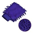 thumbnail image 4 of Unique Bargains Reusable Scratch-Free Cleaning Gloves Microfiber Chenille Mitts, Dark Blue, 4 of 5