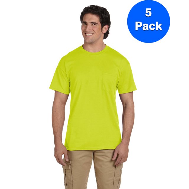 Gildan Men's 50/50 Pocket T-Shirt - G830 (Pack Of 5)