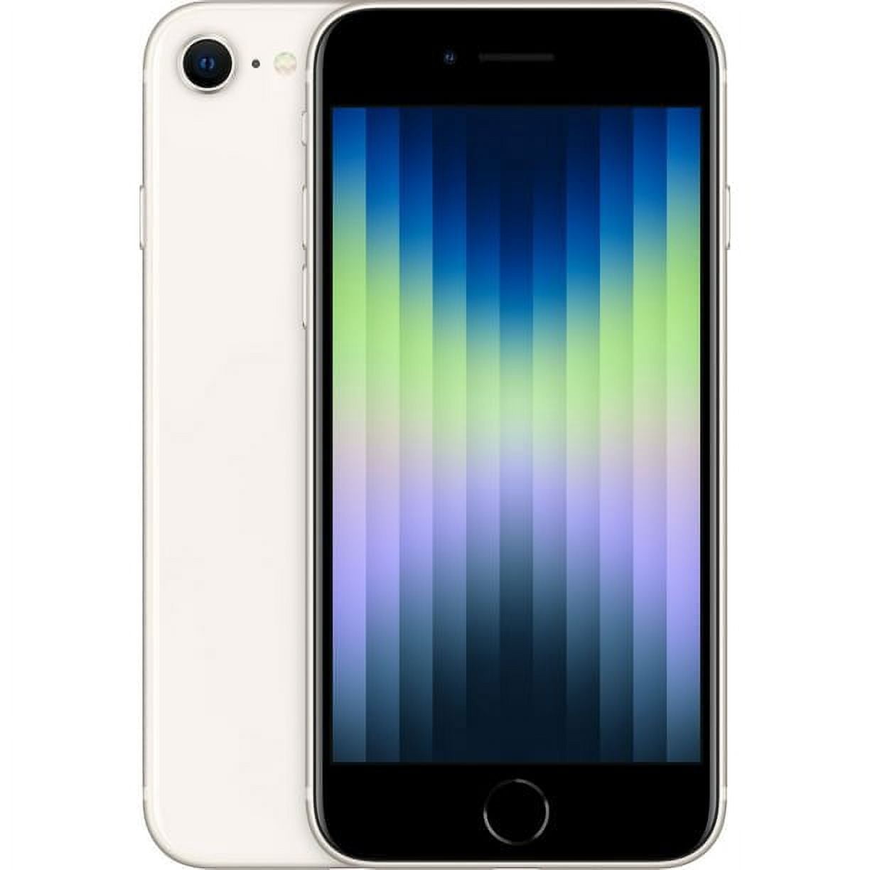 Restored Like New Apple iPhone SE 2022 (3rd Gen) 128GB Starlight Unlocked Smartphone (CPO) (Refurbished)